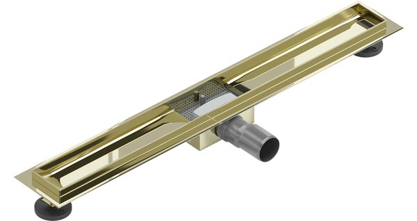 Mexen Flat corpo per scarico lineare 80 cm, dorato - 1515080