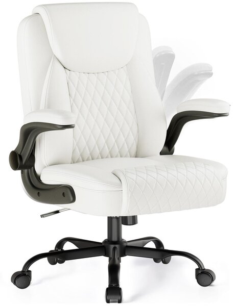 Sedia da ufficio GTPLAYER, ergonomica, sedia da scrivania, poltrona da ufficio per dirigenti con schienale alto, braccioli reclinabili, regolabile in altezza e con seduta extra larga