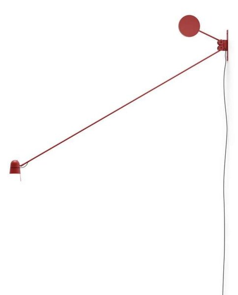 Applique da parete Luceplan, Rosso, Soggiorno, Metallo