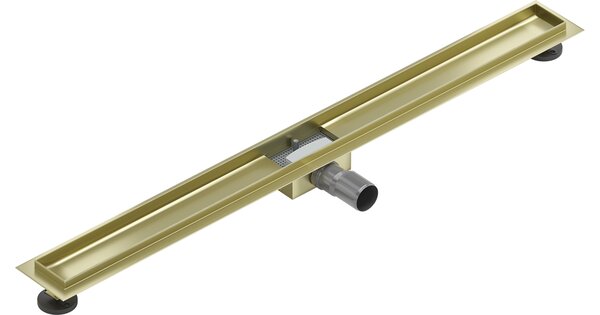 Mexen Flat corpo per scarico lineare 100 cm, oro spazzolato - 1A15100