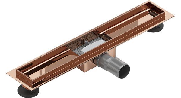 Mexen Flat corpo per scarico lineare 60 cm, oro rosa - 1615060