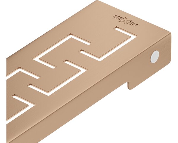 Mexen Flat M15 copertura per scarico lineare 50 cm, rame spazzolato - 1C24050
