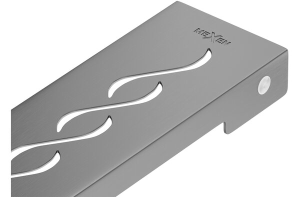 Mexen Flat M18 copertura per scarico lineare 50 cm, grigio canna di fucile spazzolato - 1E23050