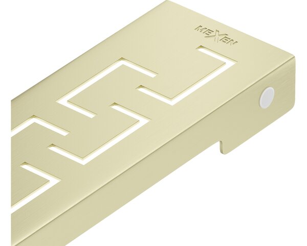 Mexen Flat M15 copertura per scarico lineare 50 cm, oro spazzolato - 1A24050