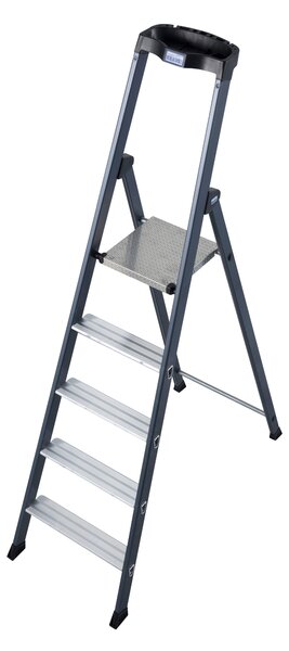Krause 124197 Scala a pioli Sepro anodizzata. 5 gradini