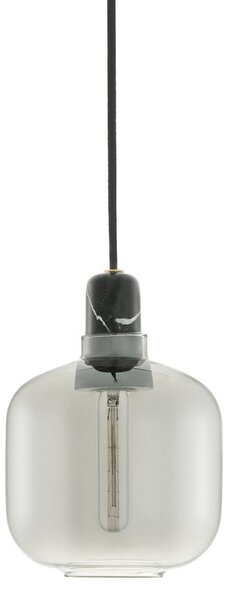 Lampada a sospensione Normann Copenhagen, Grigio, Soggiorno, Vetro