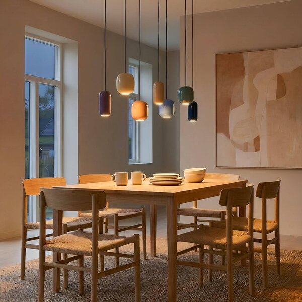 Lampada a sospensione Narion Lucande, dimmerabile, Multicolore, Soggiorno / Sala da pranzo, Metallo, Design, Lampada a sospensione