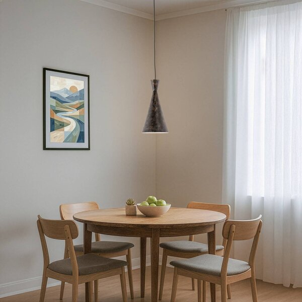 Lampada a sospensione Tom Opviq, dimmerabile, Marrone / Ruggine, Soggiorno / Sala da pranzo, Metallo, Giovanile, Lampada a sospensione