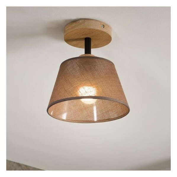 Lampadario ANTONIO 1xE14/40W/230V marrone a soffitto