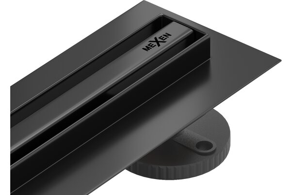 Mexen Flat 360° Slim scarico lineare rotante 50 cm, nero - 1741050