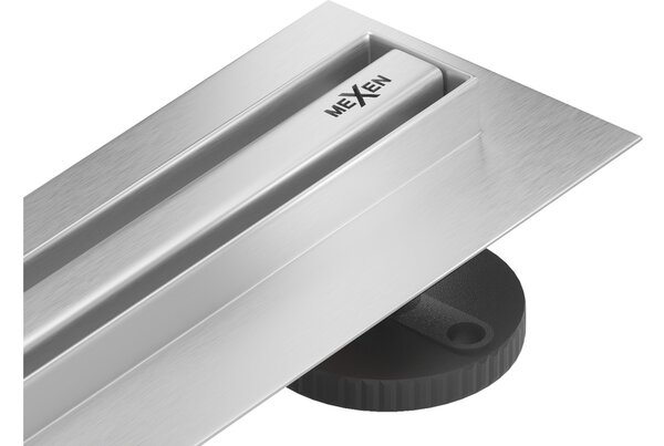 Mexen Flat 360° Slim scarico lineare rotante 50 cm, inox - 1041050