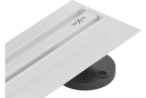 Mexen Flat 360° Slim scarico lineare rotante 50 cm, bianco - 1241050