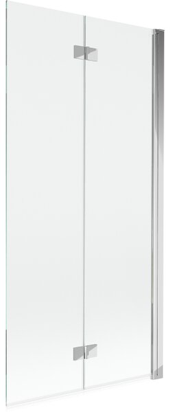 Mexen Mist paravento da doccia a 2 ante destro 90 x 150 cm, trasparente, cromo - 8A9-090-002-01-00-P