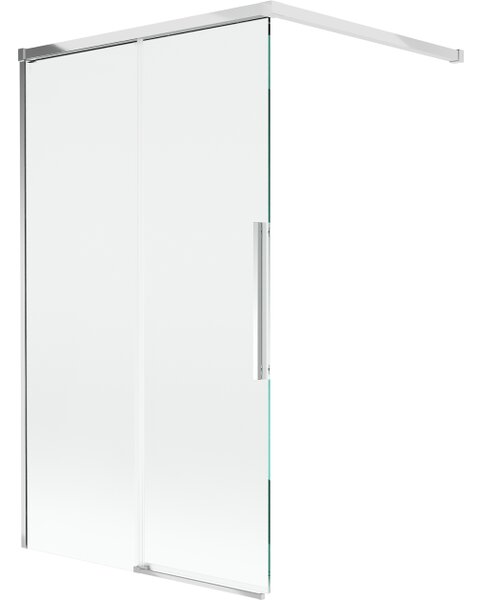 Mexen Rox parete per vasca da bagno a 2 ante scorrevoli 120 x 150 cm, trasparente, cromo - 8C9-120-003-01-00