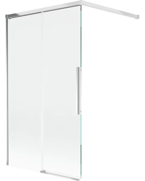 Mexen Rox parete per vasca da bagno a 2 ante scorrevoli 120 x 150 cm, trasparente, cromo - 8C9-120-003-01-00