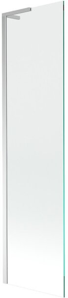 Mexen Next L paravento per vasca da bagno 1-anta 50 x 150 cm, trasparente, cromo - 895-050-000-03-00-01