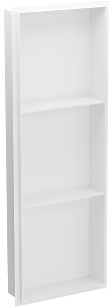 Mexen X-Wall-NR mensola ad incasso senza flangia con ripiano 90 x 30 cm, bianco - 1921903010S
