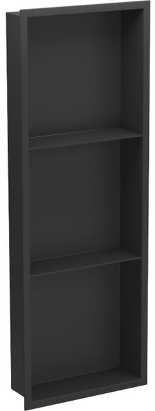 Mexen X-Wall-R mensola a nicchia con flangia e mensola 90 x 30 cm, nera - 1970903010S