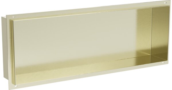 Mexen X-Wall-NR mensola ad incasso senza flangia 60 x 20 cm, oro spazzolato - 1951602010