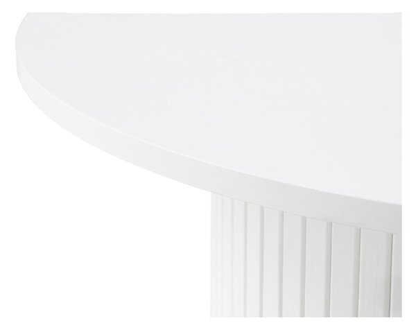 Tavolino da salotto rotondo bianco Nola – Unique Furniture