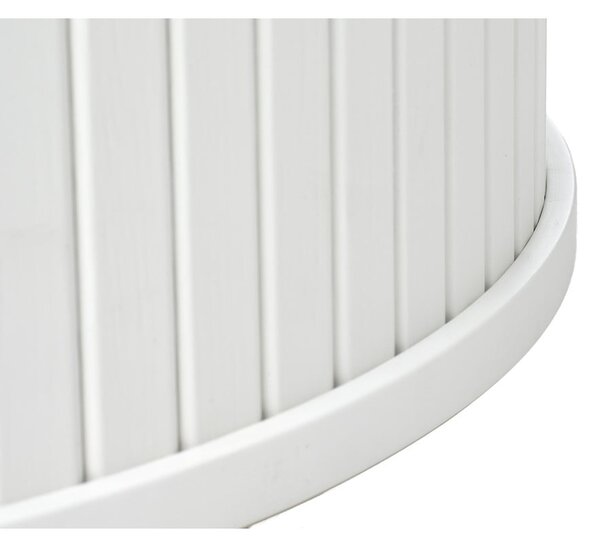 Tavolino da salotto rotondo bianco Nola – Unique Furniture