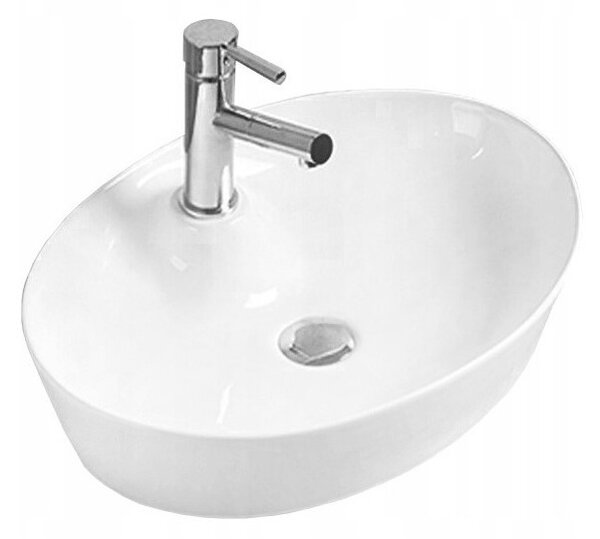 Mexen Aida lavabo da appoggio 55 x 40 cm, bianco - 21205500