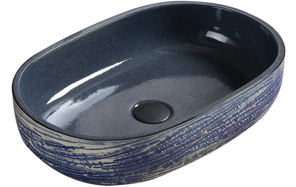 Mexen Alita lavabo da appoggio 58 x 39 cm, blu - 22045866