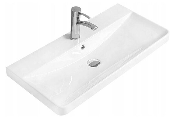Mexen Dagna lavabo incassato nel piano 81 x 39 cm, bianco - 21998000