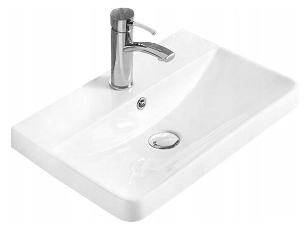 Mexen Dagna lavello da incasso nel piano 60 x 35 cm, bianco - 21996000