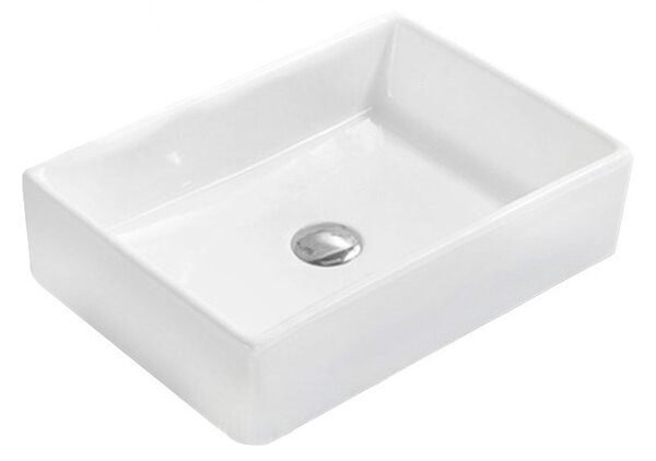 Mexen Dina lavandino da appoggio 47 x 33 cm, bianco - 21454700
