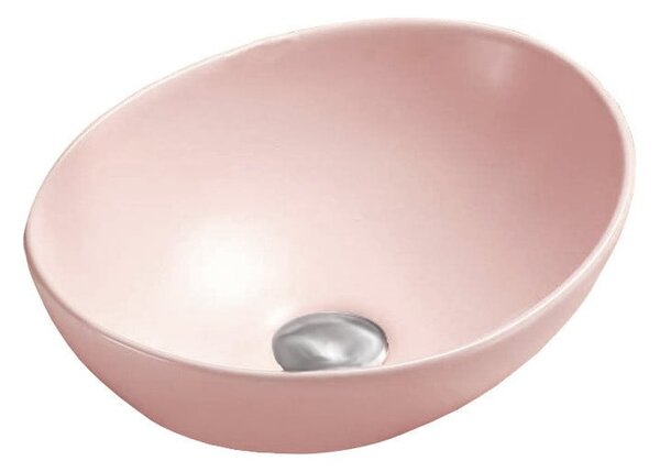 Mexen Elza lavabo da appoggio 40 x 33 cm, rosa opaco - 21014044