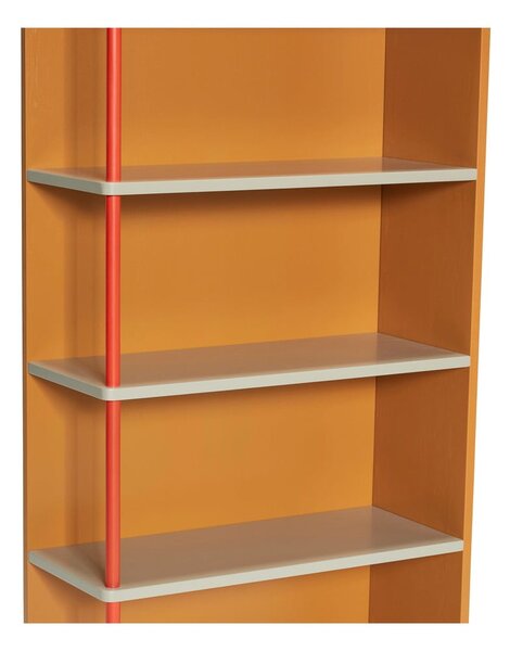 Libreria a parete arancione in legno di frassino 60x109 cm Apollo - Hübsch
