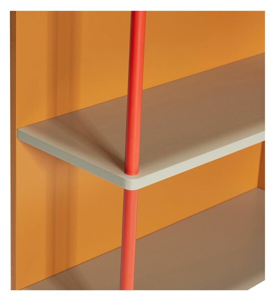 Libreria a parete arancione in legno di frassino 60x109 cm Apollo - Hübsch
