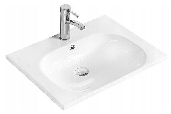 Mexen Erika lavabo incassato 60 x 47 cm, bianco - 25526000
