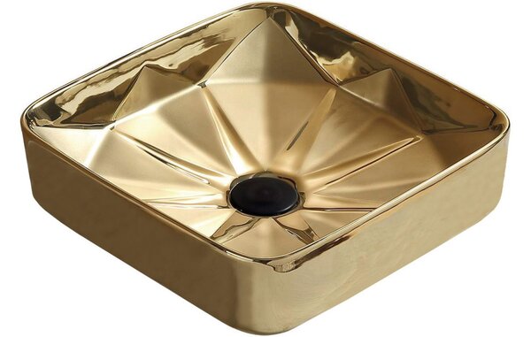 Mexen Elmira lavandino da appoggio 41 x 41 cm, oro - 22094150
