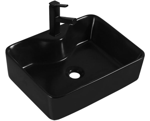 Mexen Eva lavandino da appoggio 48 x 37 cm, nero opaco - 21424970