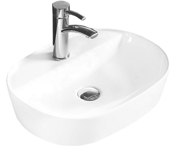 Mexen Iris lavandino da appoggio 50 x 38 cm, bianco - 21995000