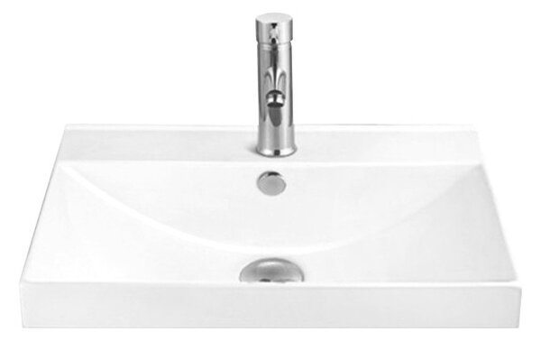 Mexen Mila lavandino incassato nel piano 60 x 46 cm, bianco - 25296000