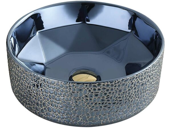 Mexen Lupita lavabo da appoggio 41 x 41 cm, blu - 22144163