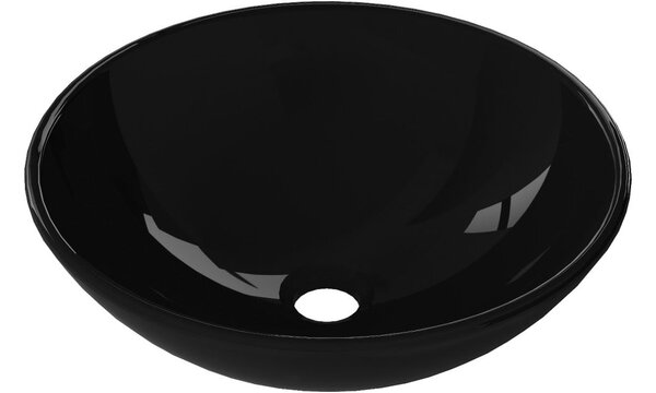 Mexen Mira lavabo da appoggio in vetro 42 x 42 cm, nero - 24124270