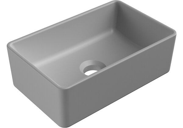 Mexen Nadia lavabo da appoggio 36 x 23 cm, grigio chiaro opaco - 21613661