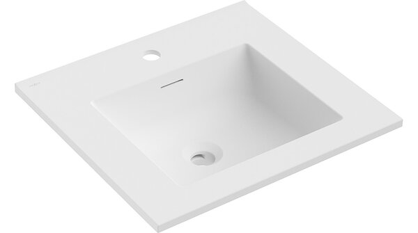 Mexen Otis lavandino da incasso in piano 51 x 46,5 cm, bianco opaco - 25185001