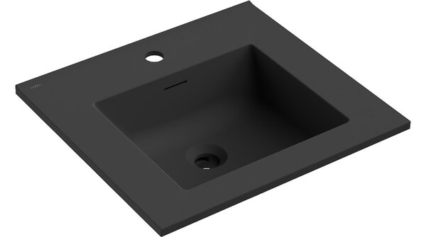 Mexen Otis lavabo ad incasso 51 x 46,5 cm, nero opaco - 25185071
