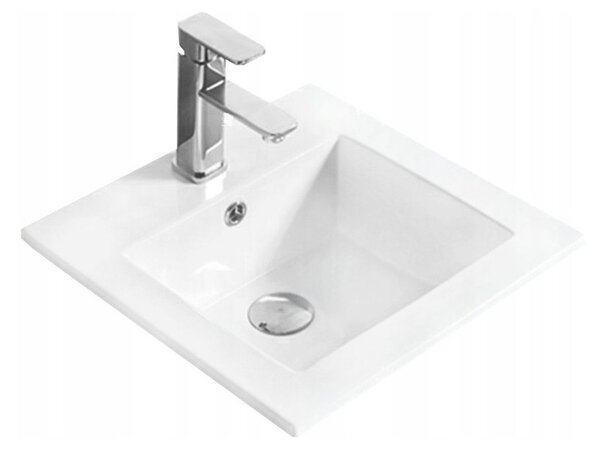 Mexen Stella lavabo incassato nel piano 41 x 41 cm, bianco - 25454100