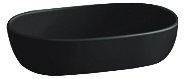 Mexen Viki lavello da appoggio 59 x 40 cm, nero lucido - 21056070