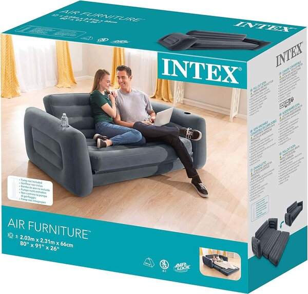 Divano letto matrimoniale floccato 66552NP
