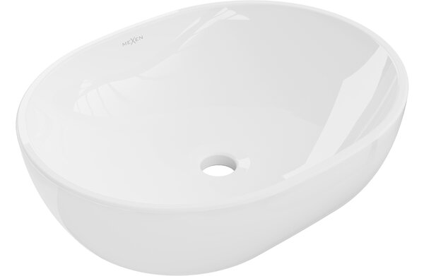 Mexen Viki lavandino da appoggio 48 x 35 cm, bianco - 21054800