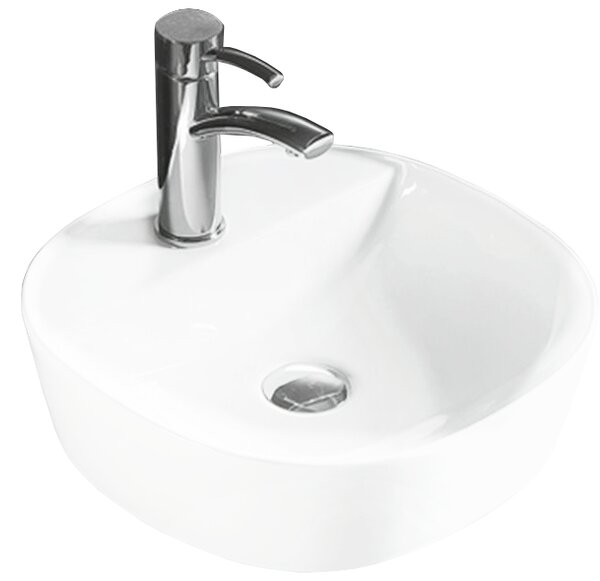 Mexen Zita lavabo da appoggio 40 x 40 cm, bianco - 21874000