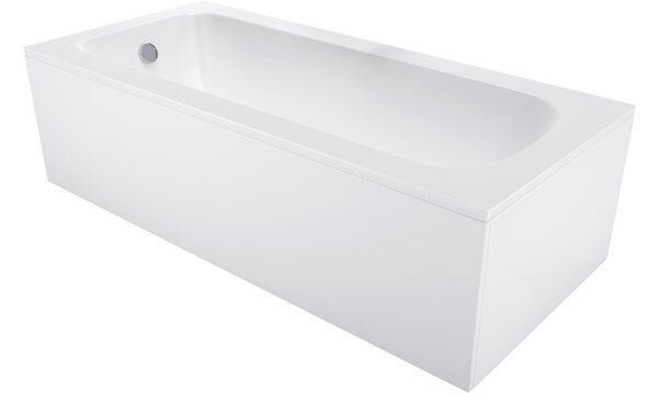 Mexen Vega vasca da bagno rettangolare 120 x 70 cm con pannello, bianca - 55011207000X