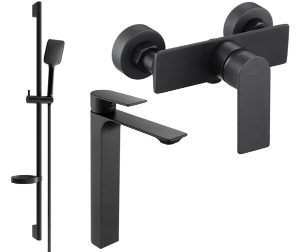 Mexen Alexa DS62 set doccia, nero - 71214DS62-70